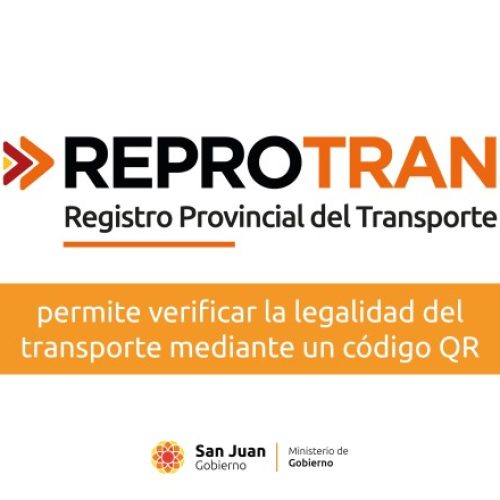 ReProTran permite verificar la legalidad del transporte mediante un código QR