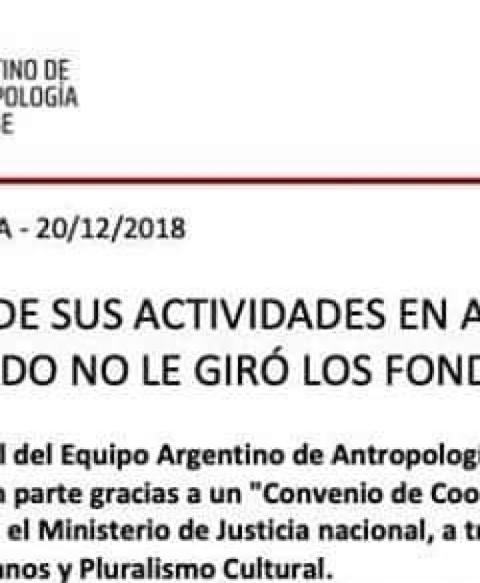 Tras la amenaza de cierre el Gobierno le pagará al EAAF