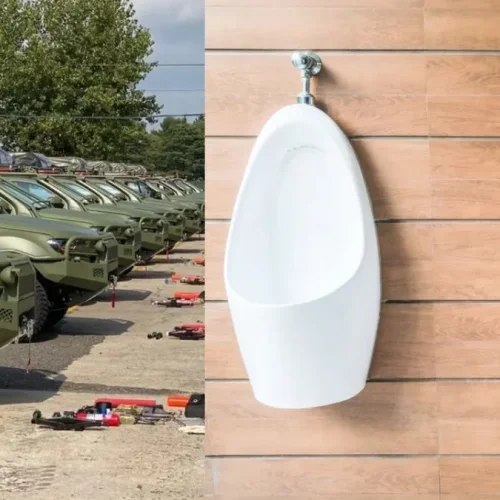 Insólito, no hay plata ni para el Ejército: Permutan camionetas por inodoros