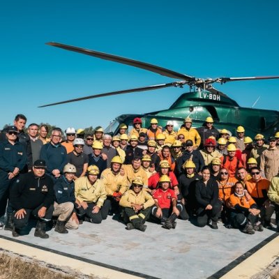 Seguridad realizó una capacitación para el uso seguro de aeronaves en incendios forestales