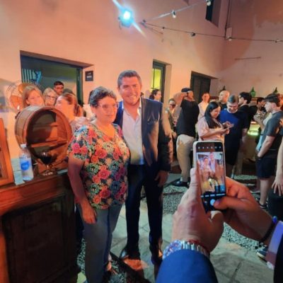 Orrego participó de la apertura de la Noche de la Casa de San Juan en Buenos Aires
