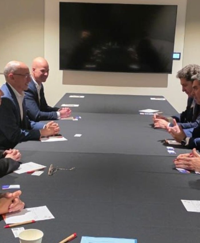 En Adelaida: Orrego intensifica vinculaciones para potenciar San Juan