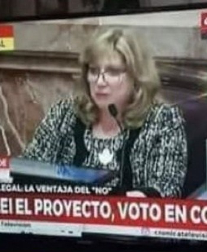 La senadora Cristina López sobre su votación: «me refería al nuevo proyecto que ingresó»