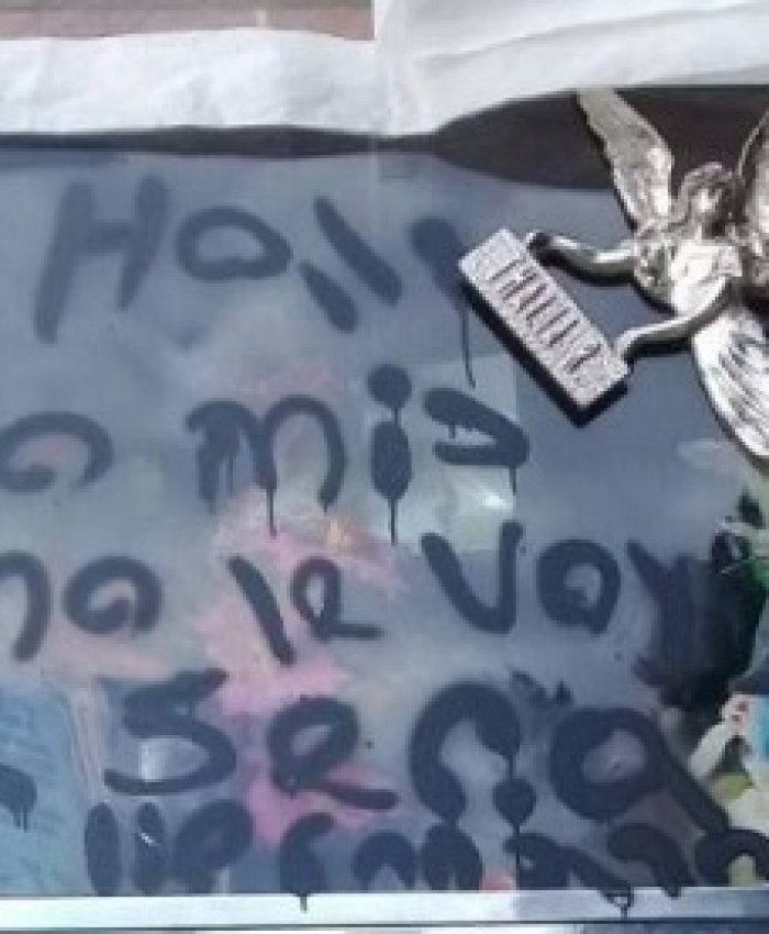 NI UNA MENOS: La tumba de Talía Recabarren amaneció con una amenaza a su hermana