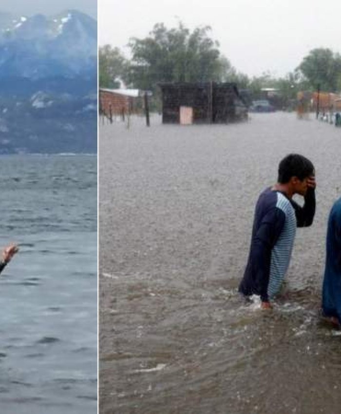 La nueva política: en medio de las inundaciones en el Litoral, el responsable de evitarlas se fue a nadar