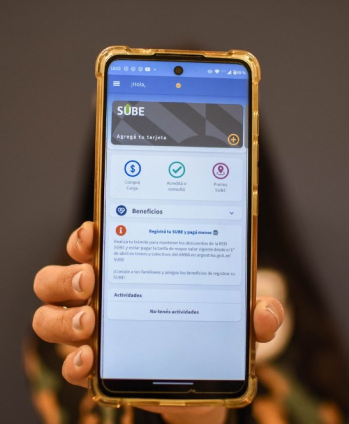 Todos los servicios SUBE, ahora disponibles online