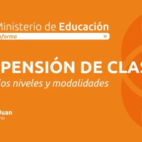 Suspenden las clases el jueves 24 de septiembre por alerta de viento en toda la provincia