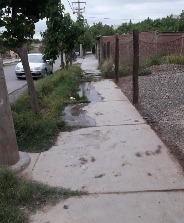 Barrio Las Garzas – Rawson:                  Pozos Colapsados