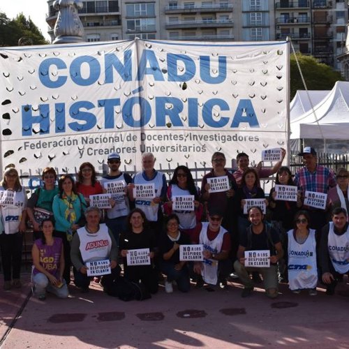 Conadu histórica para por 48 horas los días 24 y 25 de abril