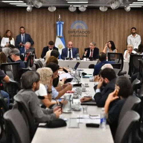 Comienzan las audiencias por la reforma de la Ley de Glaciares con una marcha frente al Congreso