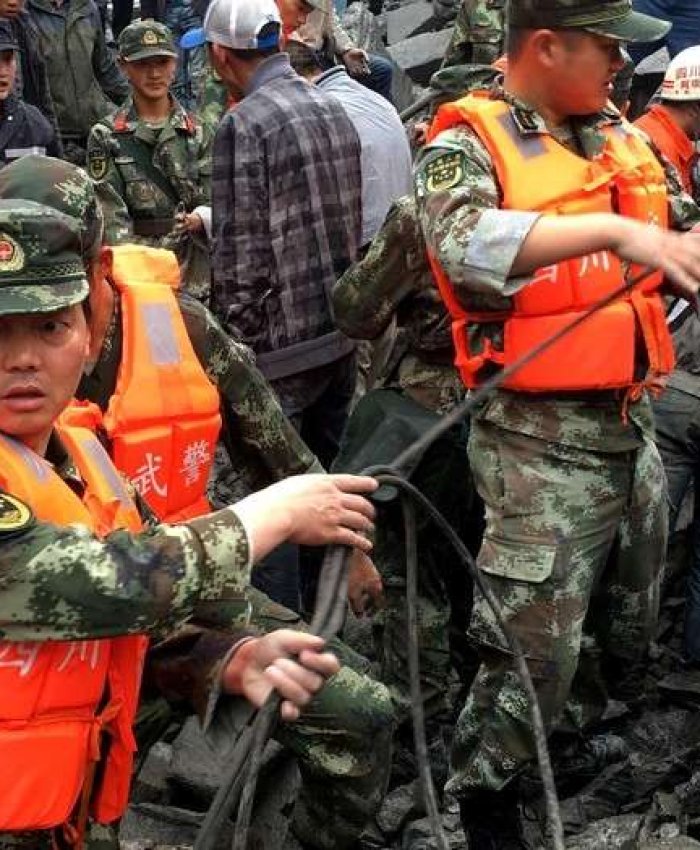 Un deslizamiento de tierra deja al menos 141 desaparecidos en China