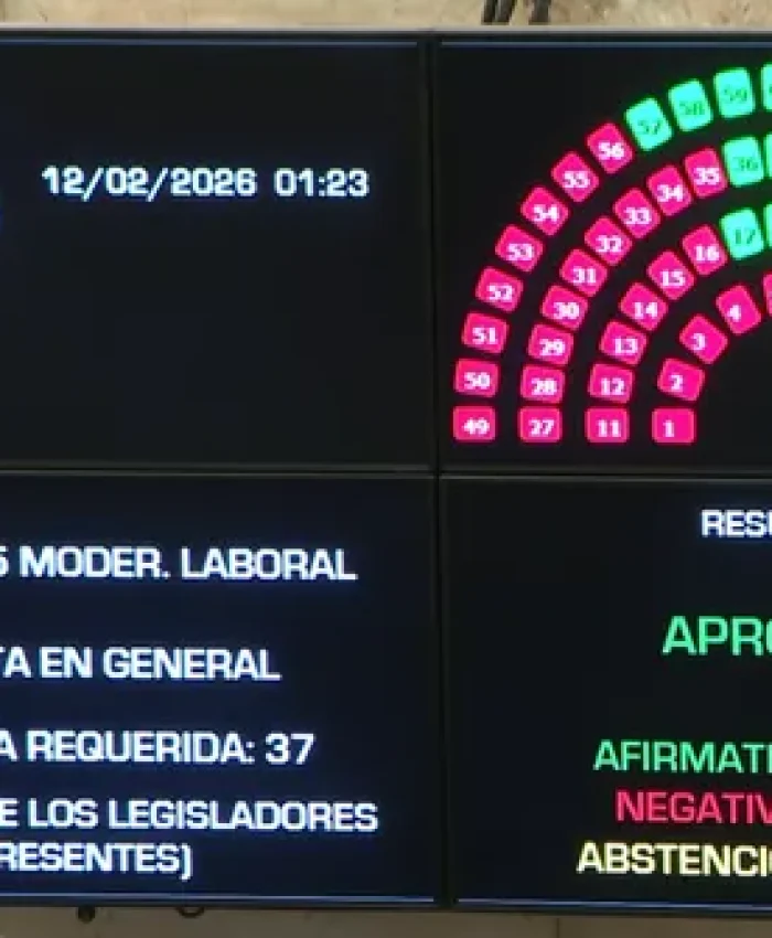 El Senado aprobó en general la reforma esclavista: la aprobó con 42 votos a favor y 30 en contra