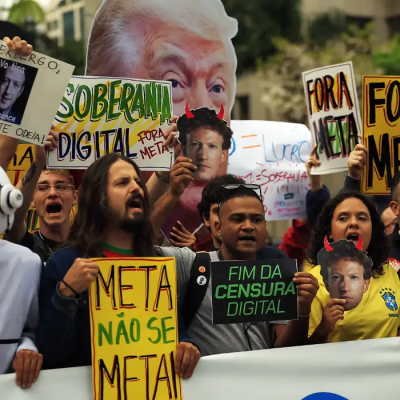 BRASIL: manifestantes denuncian que Meta reduce de forma injustificada el alcance de las publicaciones de Lula al tiempo que impulsa contenidos de Flávio Bolsonaro