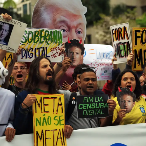 BRASIL: manifestantes denuncian que Meta reduce de forma injustificada el alcance de las publicaciones de Lula al tiempo que impulsa contenidos de Flávio Bolsonaro