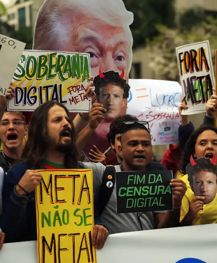 BRASIL: manifestantes denuncian que Meta reduce de forma injustificada el alcance de las publicaciones de Lula al tiempo que impulsa contenidos de Flávio Bolsonaro