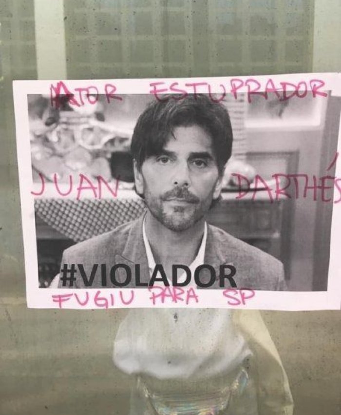 Brasil: escraches a Darthés en San Pablo por las denuncias de abuso sexual
