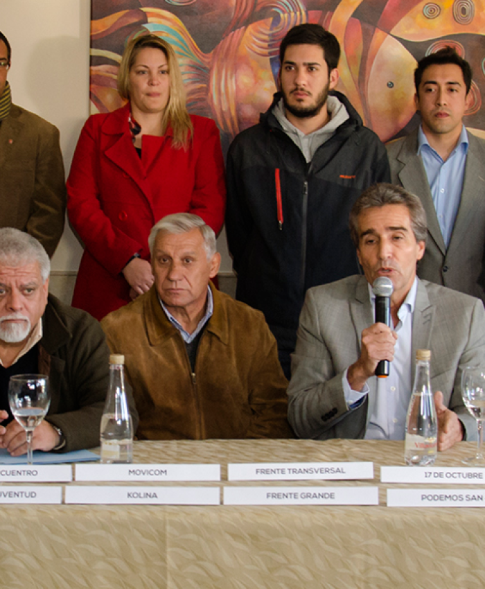 Se presentó el «Frente Podemos», que está dentro del frente electoral «Todos»