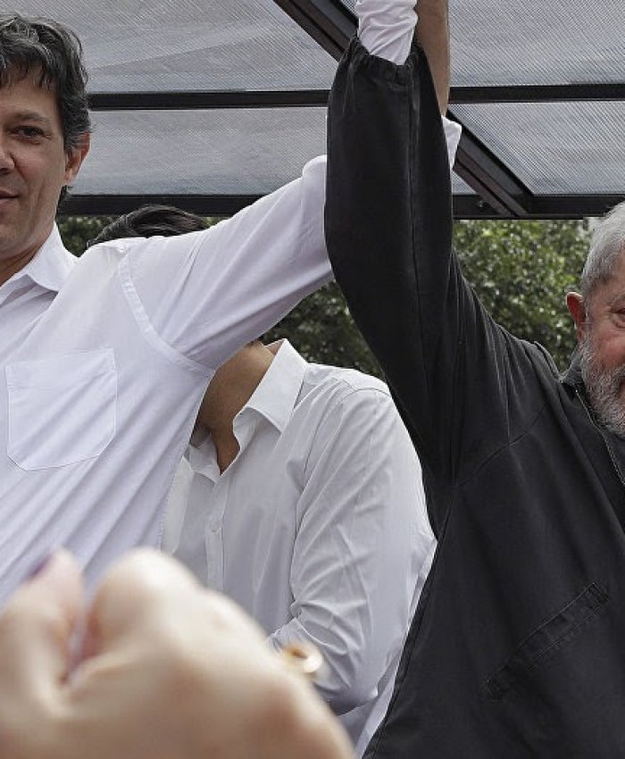 Foto: Cadena Noticia Sur (Lula y Haddad)