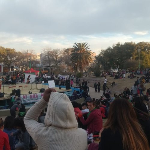 «Festiverde»: multitudinario festival artístico a favor de la legalizacion del aborto legal en San Juan