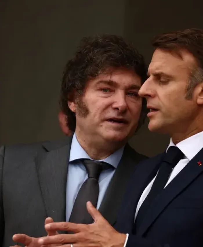 Javier Milei se reunió con Emmanuel Macron en la previa de los Juegos Olímpicos de París
