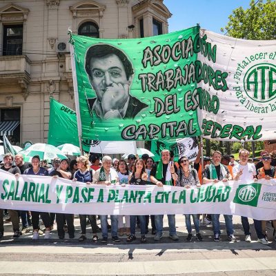 ATE convocó a un paro nacional el día que se trate la reforma laboral