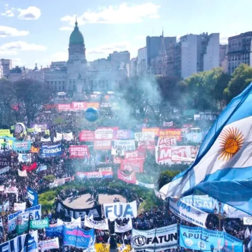 Comenzó un nuevo paro nacional universitario ante la avanzada ajustadora de Javier Milei