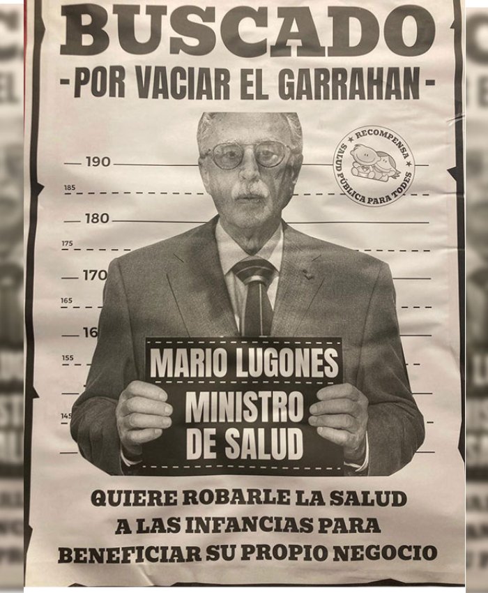 El Ministro de Salud Lugones pegó el faltazo y no dio explicaciones al Congreso