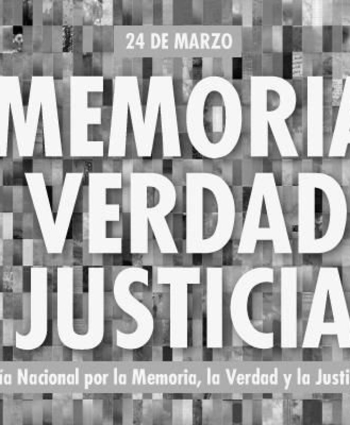 Organismos de Derechos Humanos piden no realizar las PASO, en el Día de la Memoria