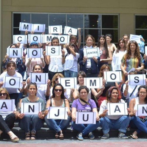 San Juan: trabajadoras del Centro Cívico se plantaron para decir: “Mirá cómo nos ponemos”