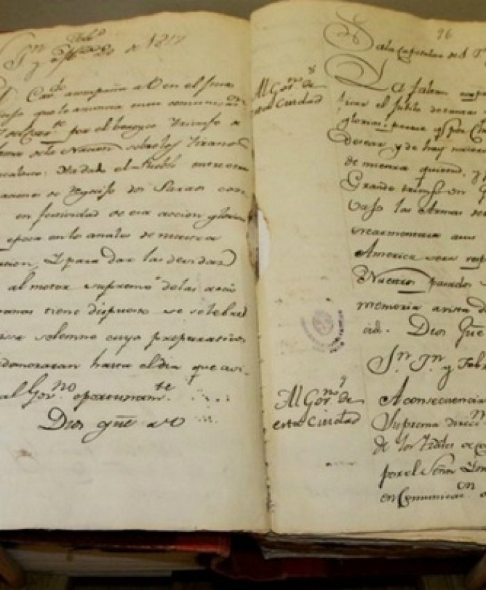 Exhiben documentos inéditos de San Martín sobre el cruce de los Andes