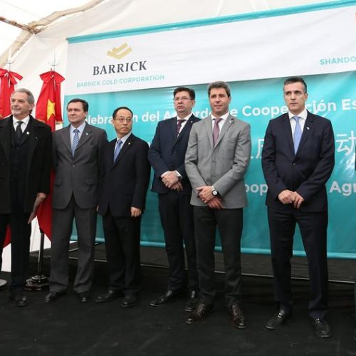 Shandong Gol visita Veladero junto con Uñac
