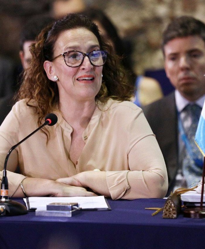 zzzznacp2 NOTICIAS ARGENTINAS GUATEMALA, NOVIEMBRE 16: - La vicepresidenta, Gabriela Michetti, consideró hoy que "es vital lograr una mayor interconexión de las economías de la región que promueva la creación de empleo decente y la educación de calidad",sostuvo la titular del Senado en la edición número 26 de la Cumbre Iberoamericana en Guatemala.FOTO NAzzzz