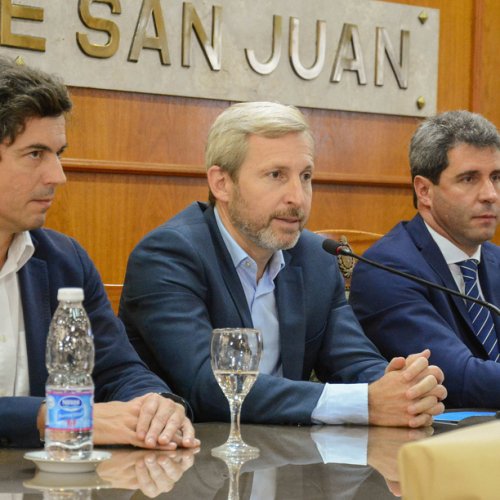Acompañados de Frigerio, se conocieron las empresas oferentes para la construcción del Tambolar