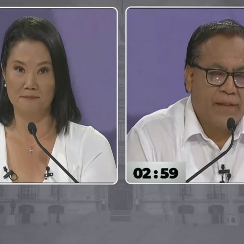 PERU: los candidatos presidenciales Keiko Fujimori y Roberto Sánchez participaron del debate electoral