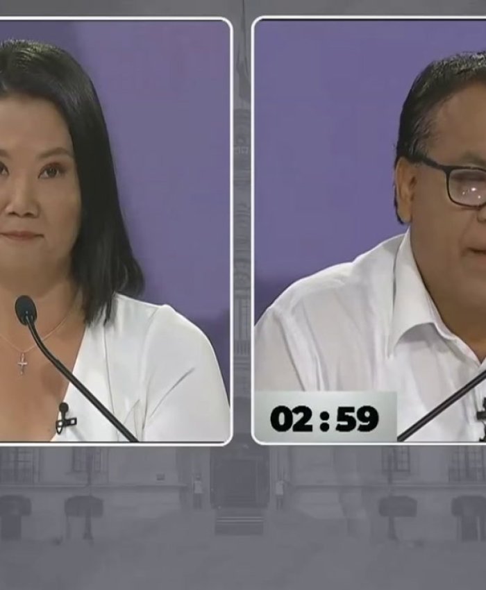 PERU: los candidatos presidenciales Keiko Fujimori y Roberto Sánchez participaron del debate electoral