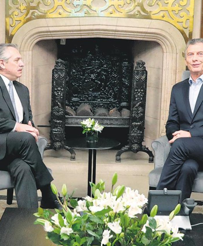 Macri recibió a Alberto Fernández para empezar la transición