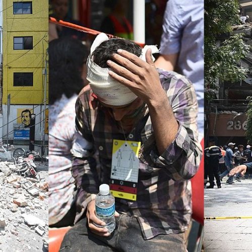 Fuerte sismo de 7,1 sacudió el centro de México: hubo derrumbes en la capital y otras ciudades