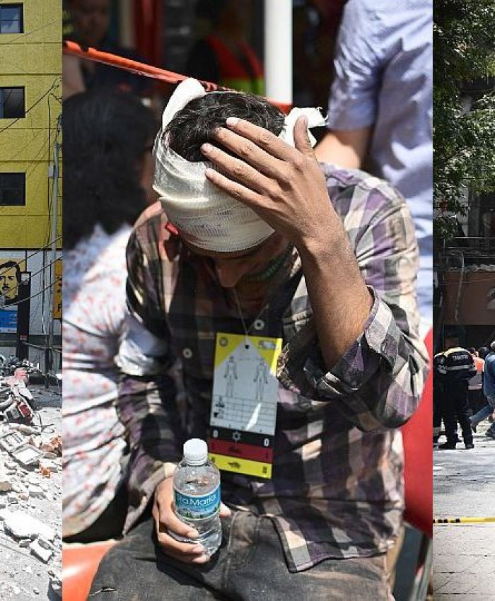 Fuerte sismo de 7,1 sacudió el centro de México: hubo derrumbes en la capital y otras ciudades