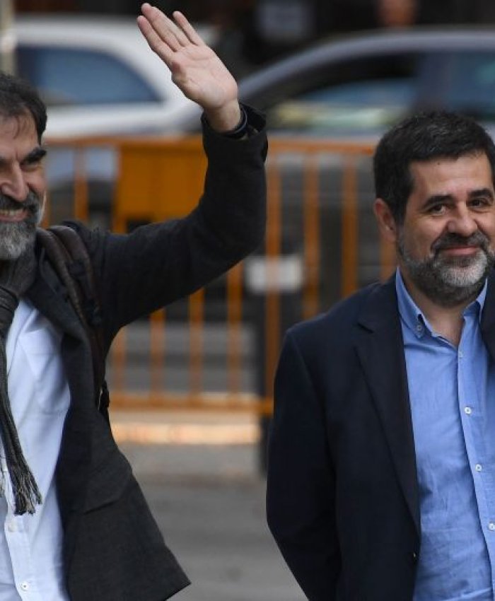 Jordi Sánchez y Jordi Cuixat fueron arrestados bajo el cargo de sedición.