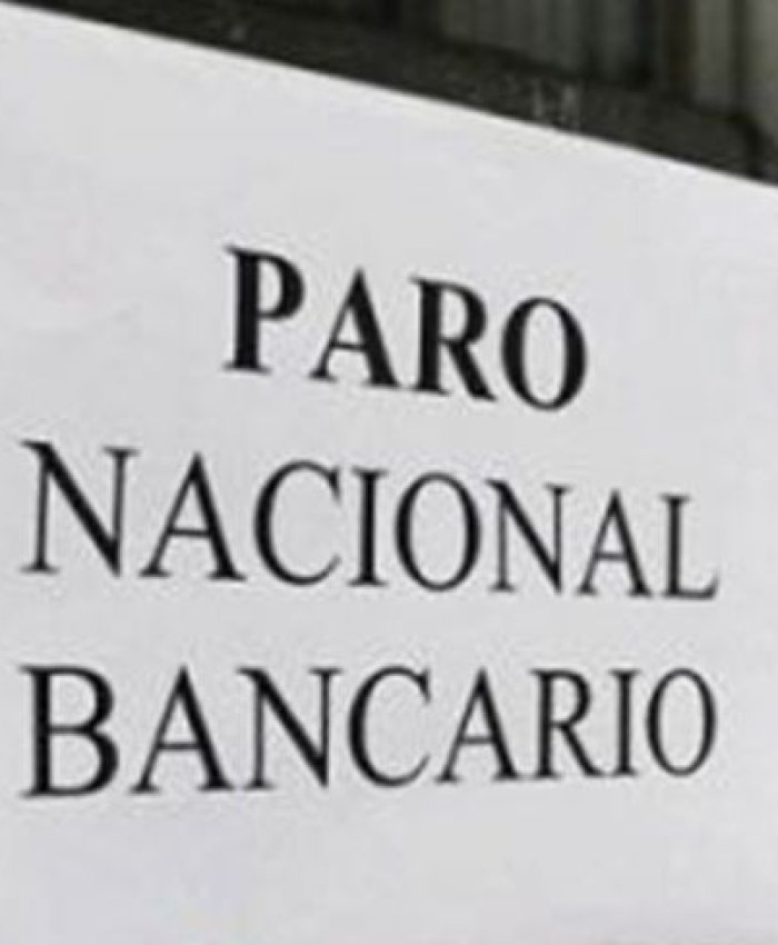 Paro nacional: bancos adhieren a la medida