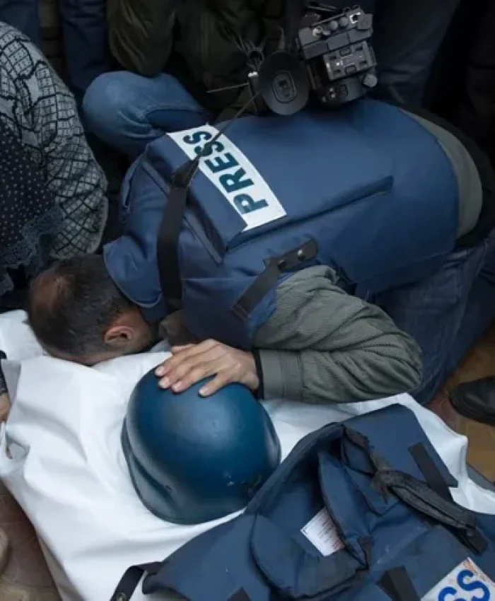 El Sindicato de Periodistas Palestinos denuncia que al menos 44 periodistas palestinos fueron asesinados por el Ejército israelí