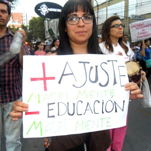 Docentes en lucha