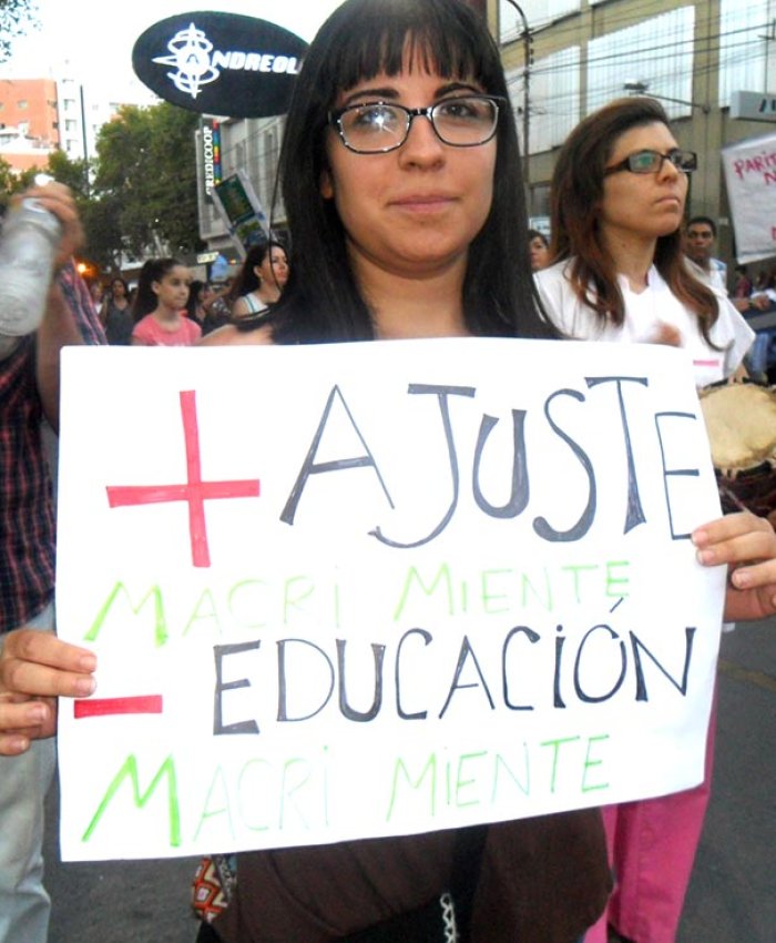 Docentes en lucha