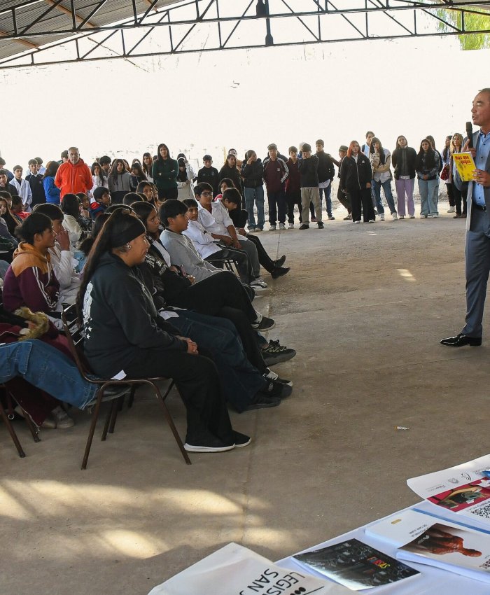 San Juan Escribe llega a Sarmiento