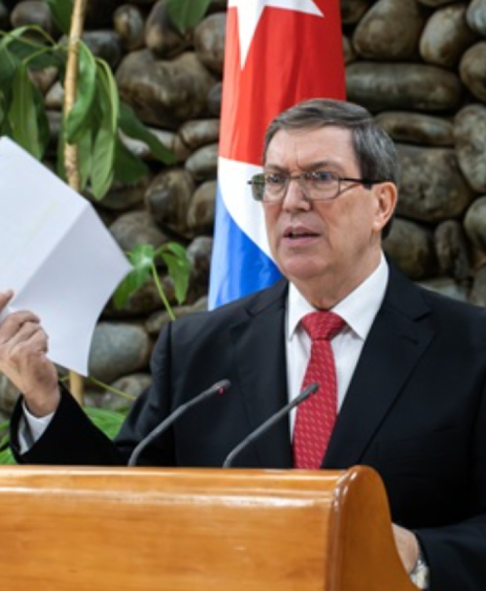 CUBA: Canciller denuncia presiones de EEUU contra la votación de la resolución sobre el bloqueo en la ONU