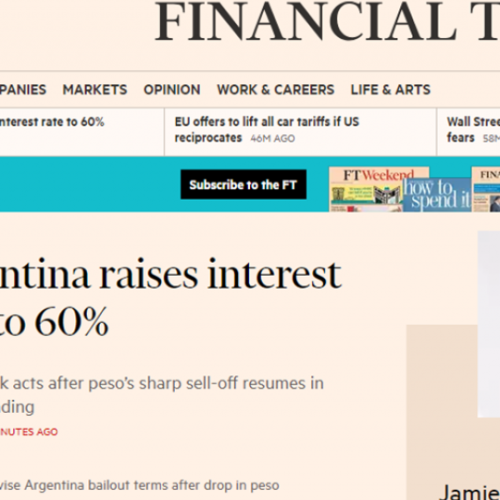 Nos reinsertamos: la crisis argentina es noticia mundial