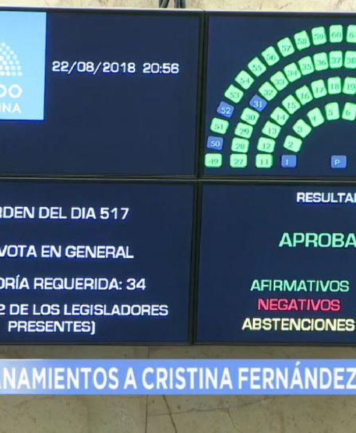 Por unanimidad, el Senado aprobó los allanamientos a las propiedades de Cristina