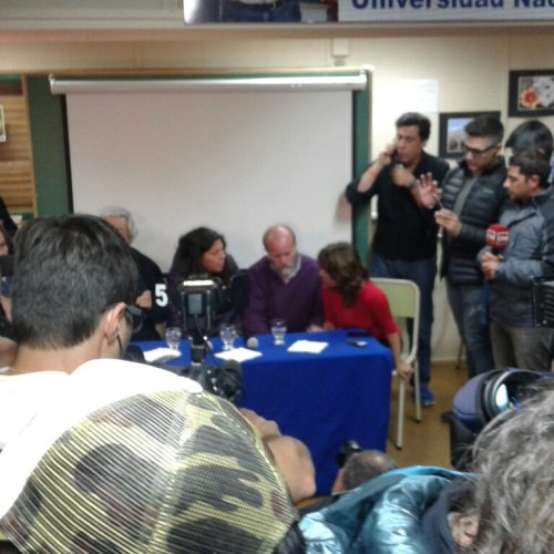 En conferencia de prensa: Sergio Maldonado, «Todavía no podemos confirmar si es Santiago»